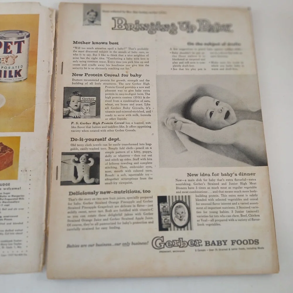 WOMAN'S DAY Vintage Magazine November 1957 Cheesecake Recipes Costume Dolls READ